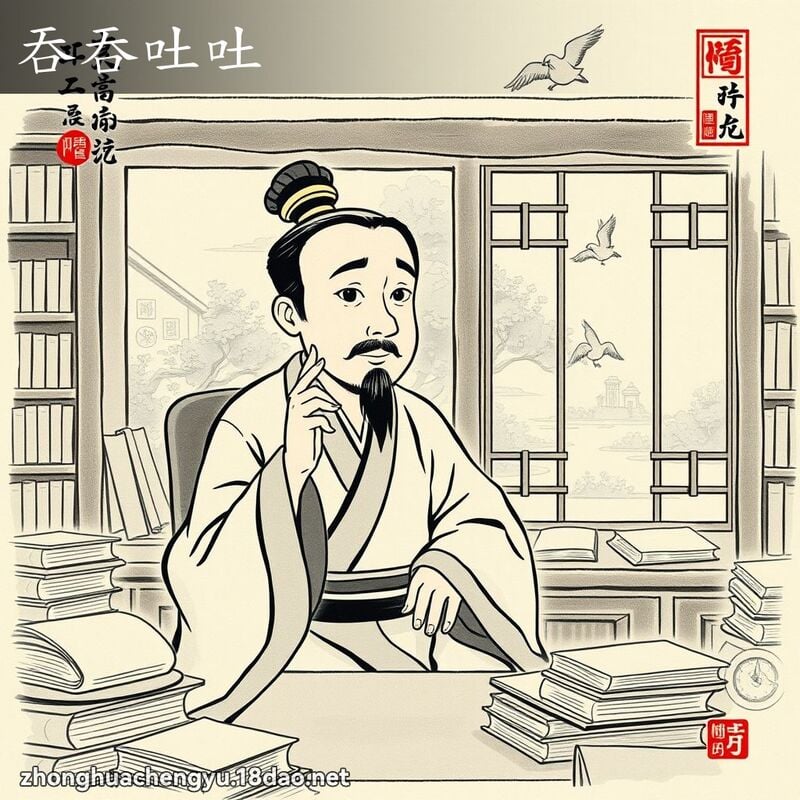 吞吞吐吐 配图