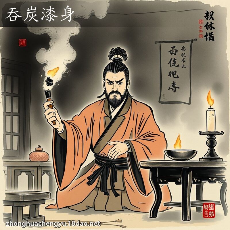 吞炭漆身 配图