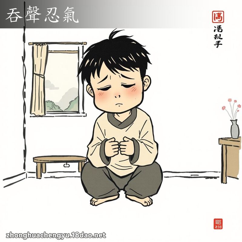 吞聲忍氣 配图
