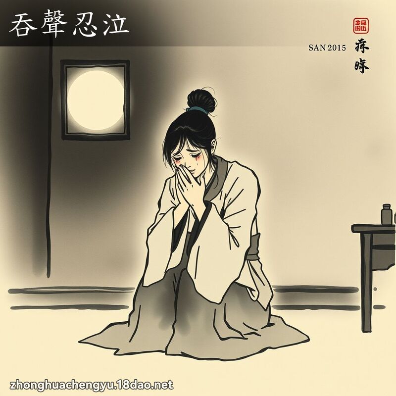 吞聲忍泣 配图