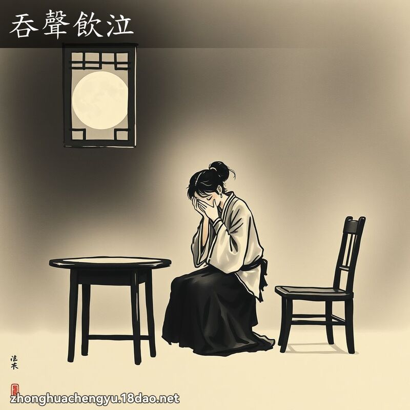 吞聲飲泣 配图