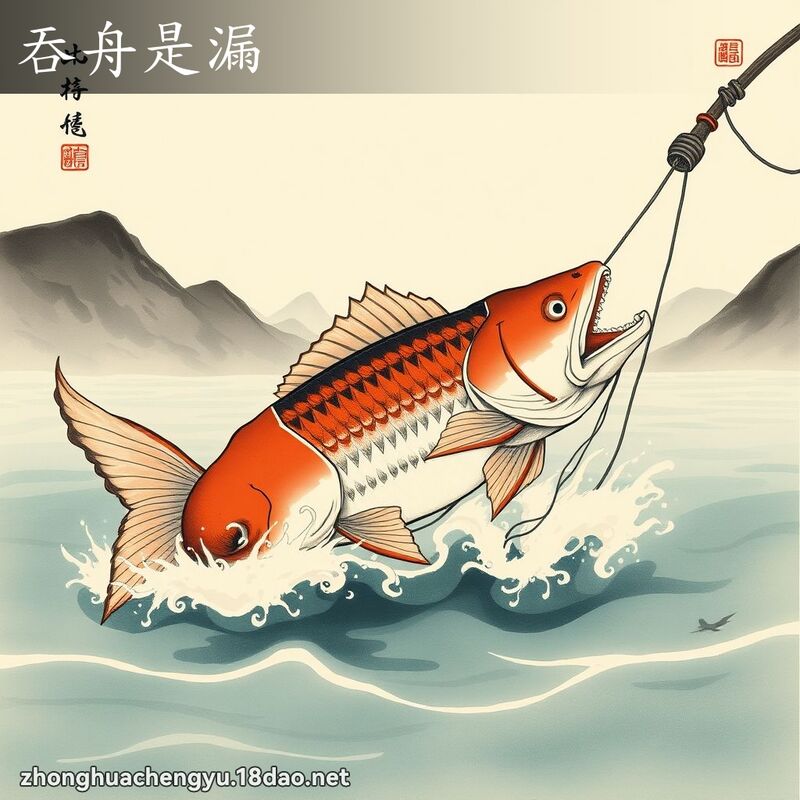 吞舟是漏 配图
