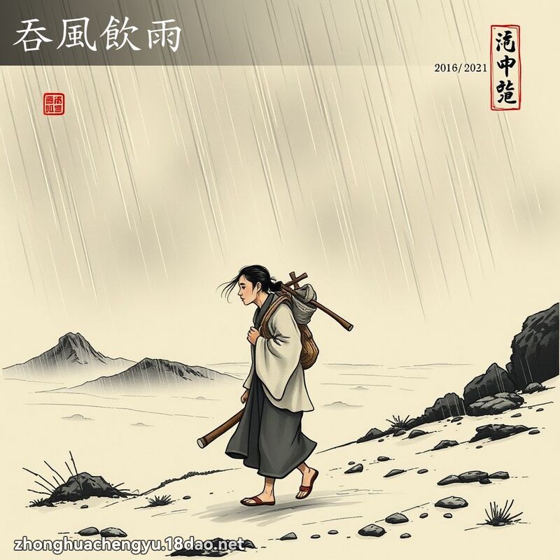 吞風飲雨 配图