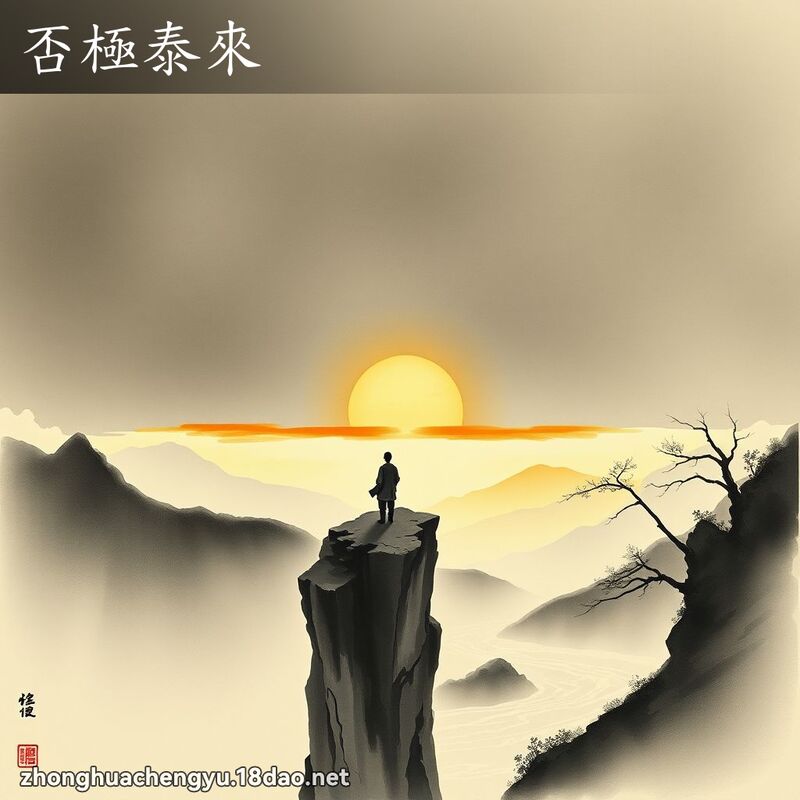 否极泰来 - 中华成语配图