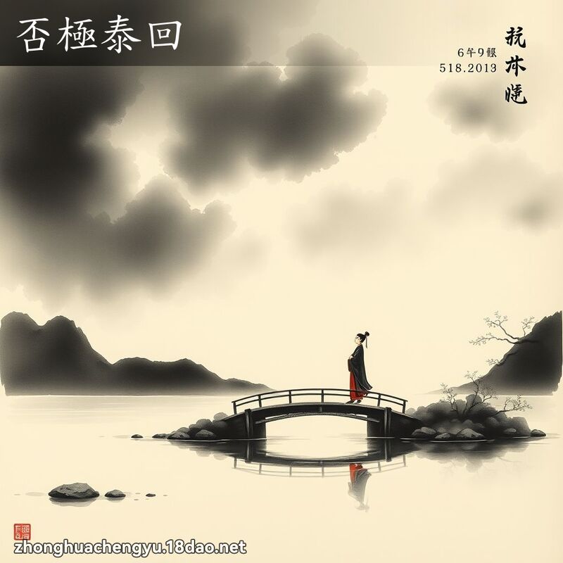 否极泰回 - 中华成语配图