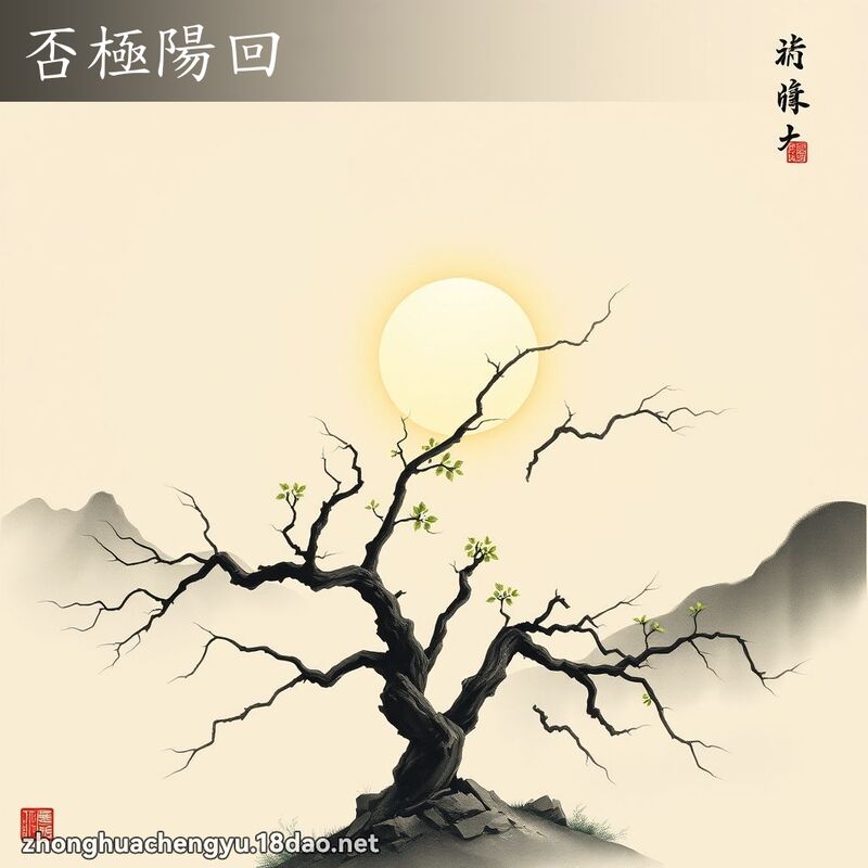 否极阳回 - 中华成语配图