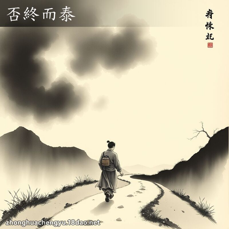 否终而泰 - 中华成语配图