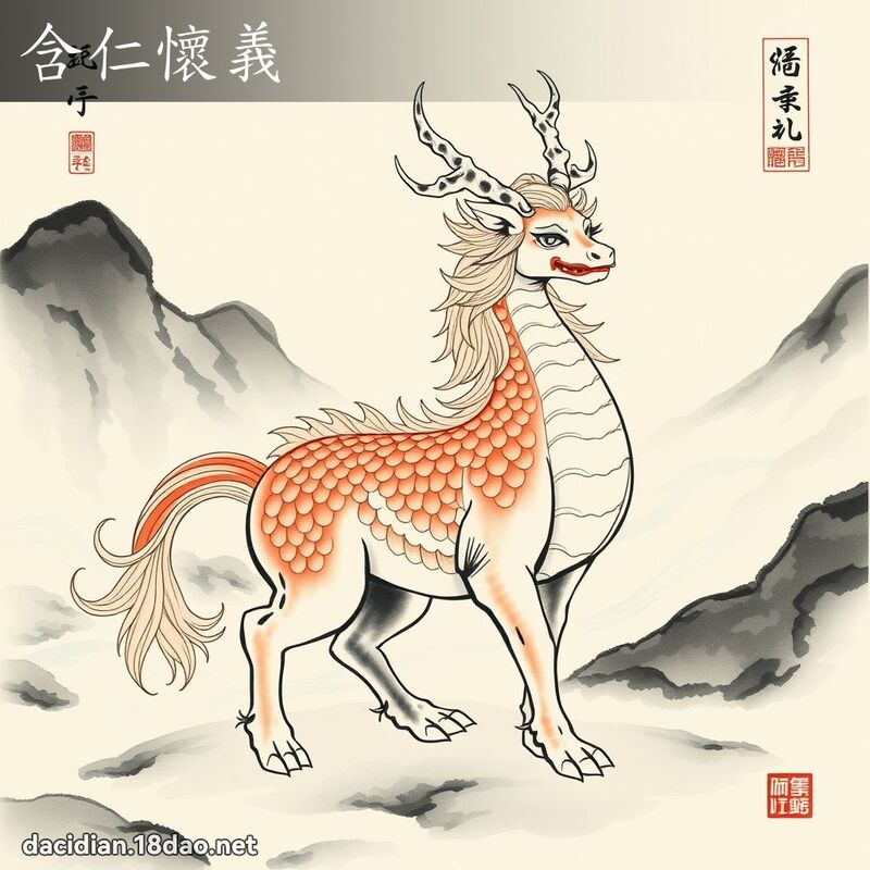 含仁怀义 - 中华成语配图