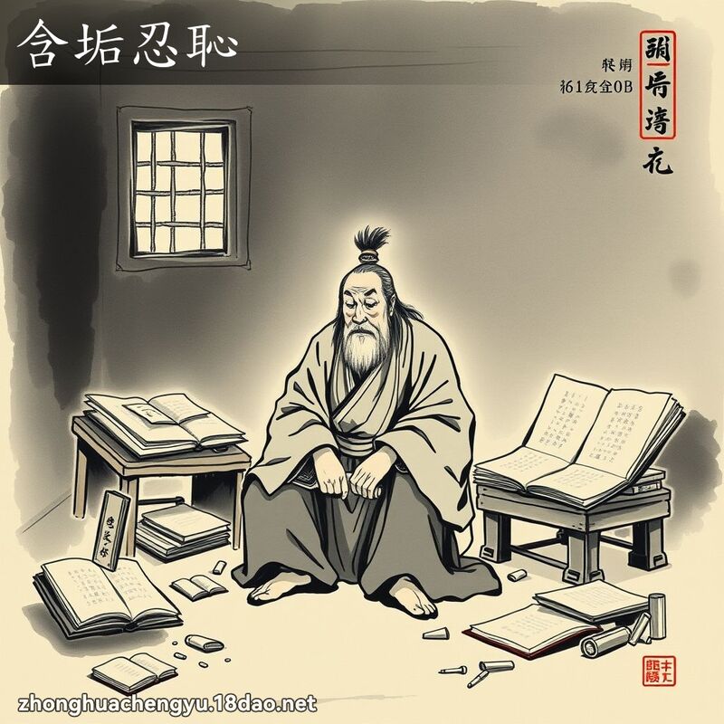 含垢忍恥 配图