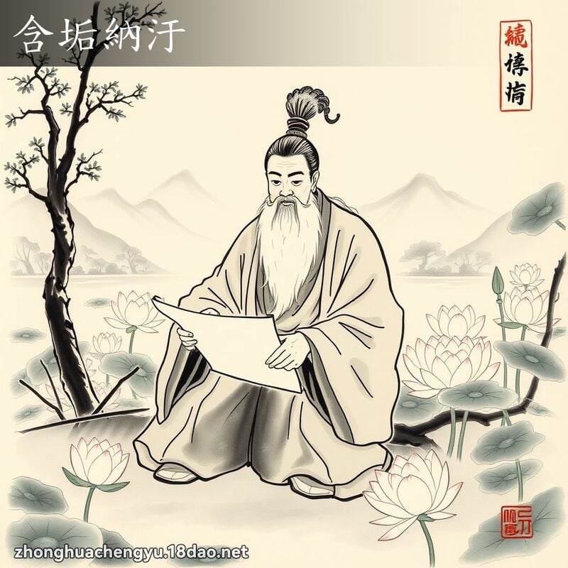 含垢納汙 配图