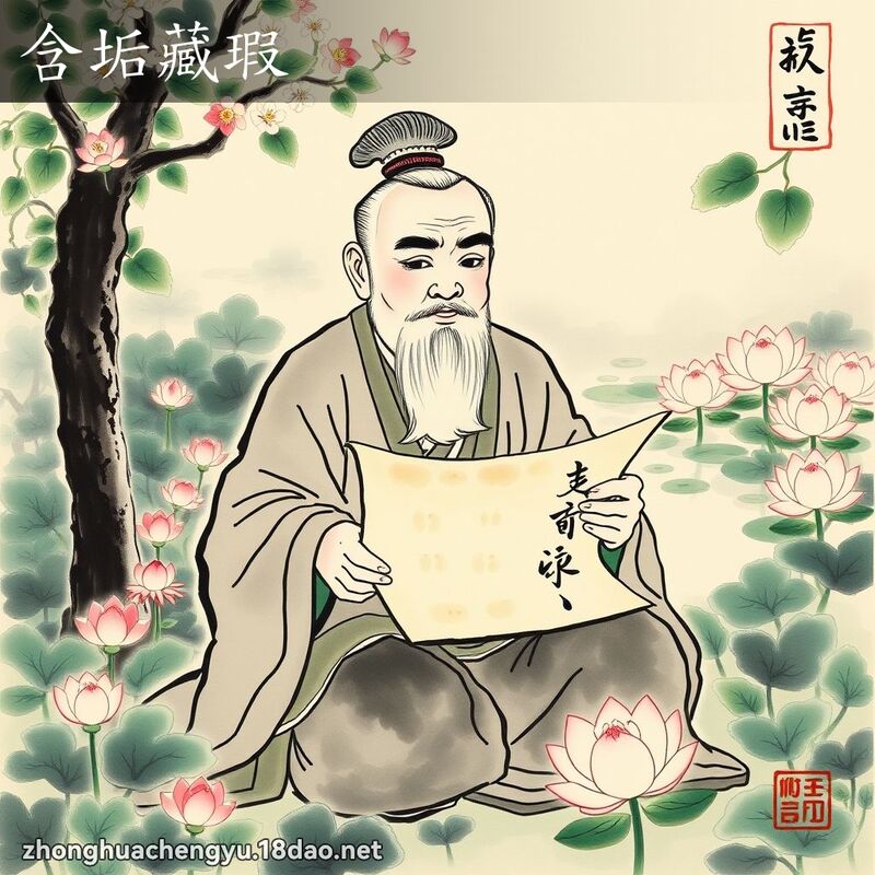 含垢藏瑕 配图