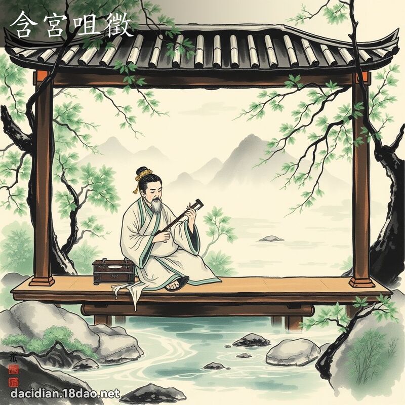 含宮咀徵 - 中華成語配圖