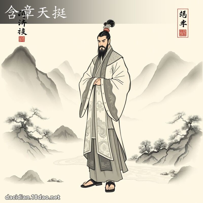 含章天挺 - 中華成語配圖