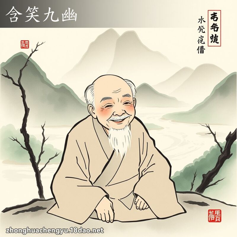 含笑九幽 配图