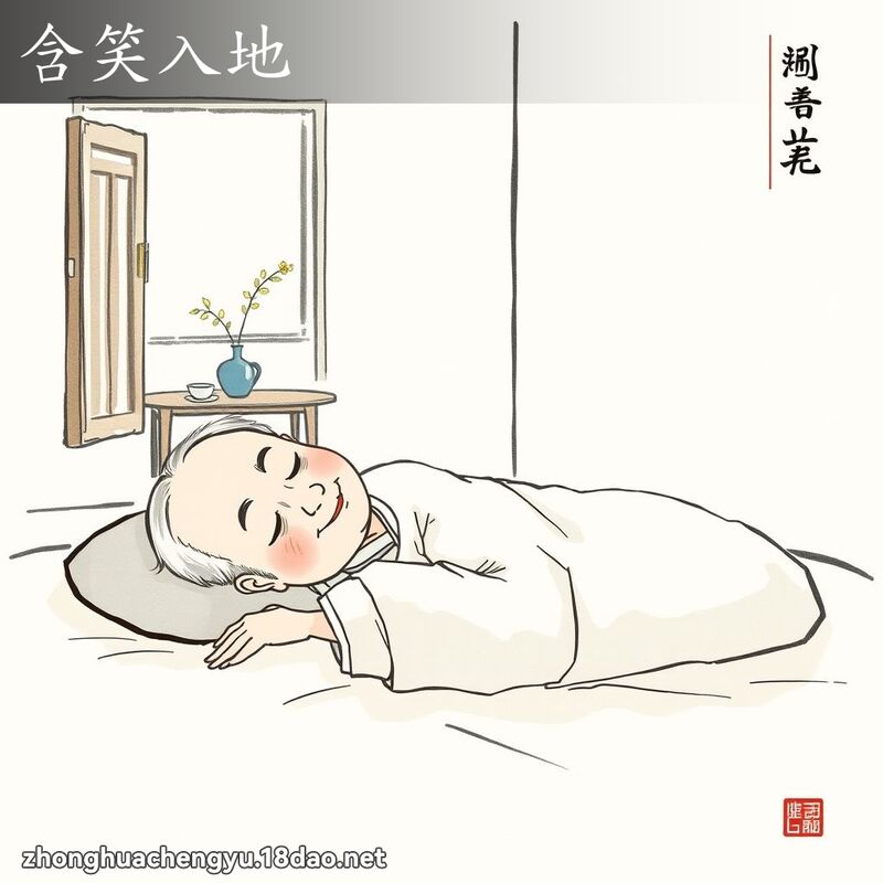 含笑入地 配图