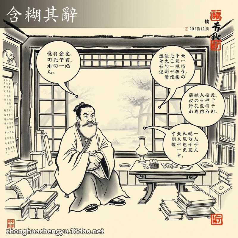 含糊其辭 配图