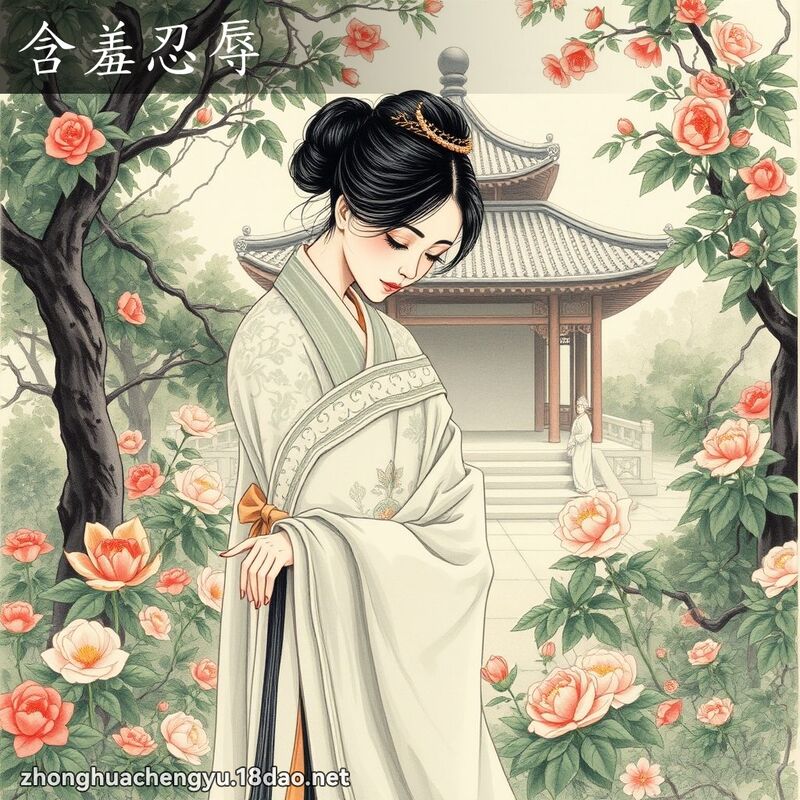 含羞忍辱 配图