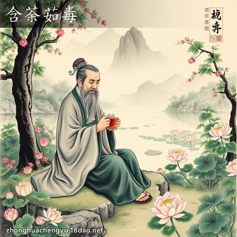 含荼茹毒 配图