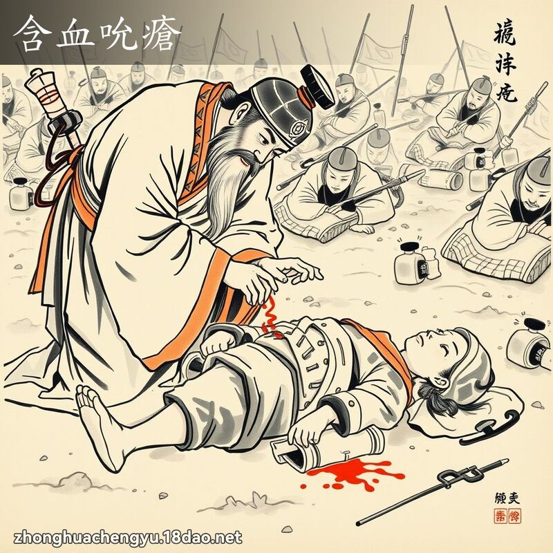 含血吮瘡 配图