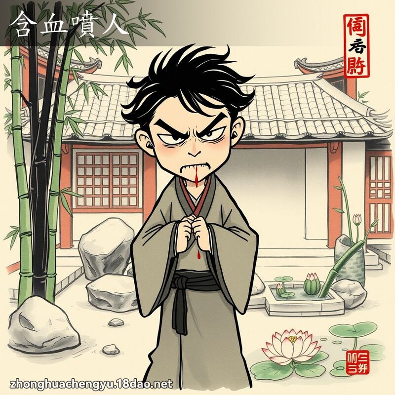 含血噴人 配图