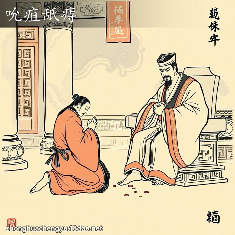 吮疽舐痔 配图
