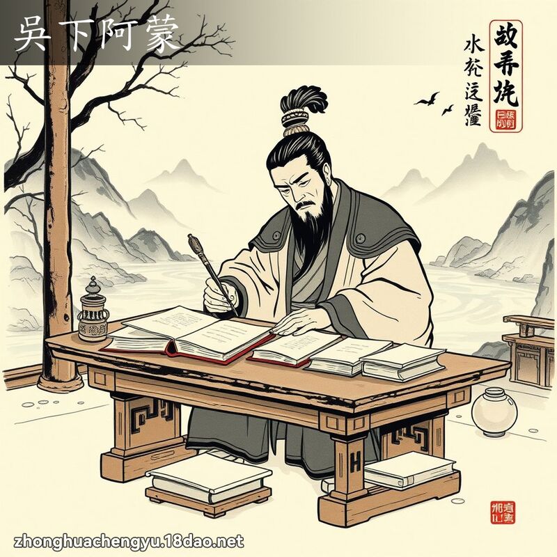 吳下阿蒙 配图