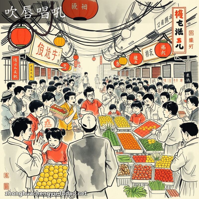 吹唇唱吼 配图