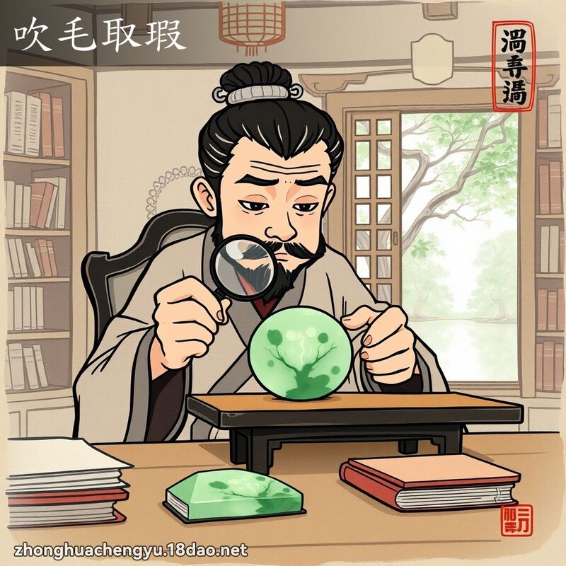 吹毛取瑕 配图