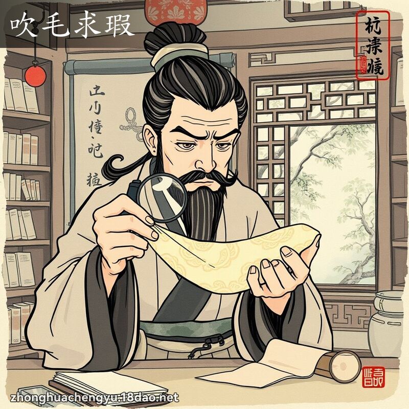 吹毛求瑕 配图
