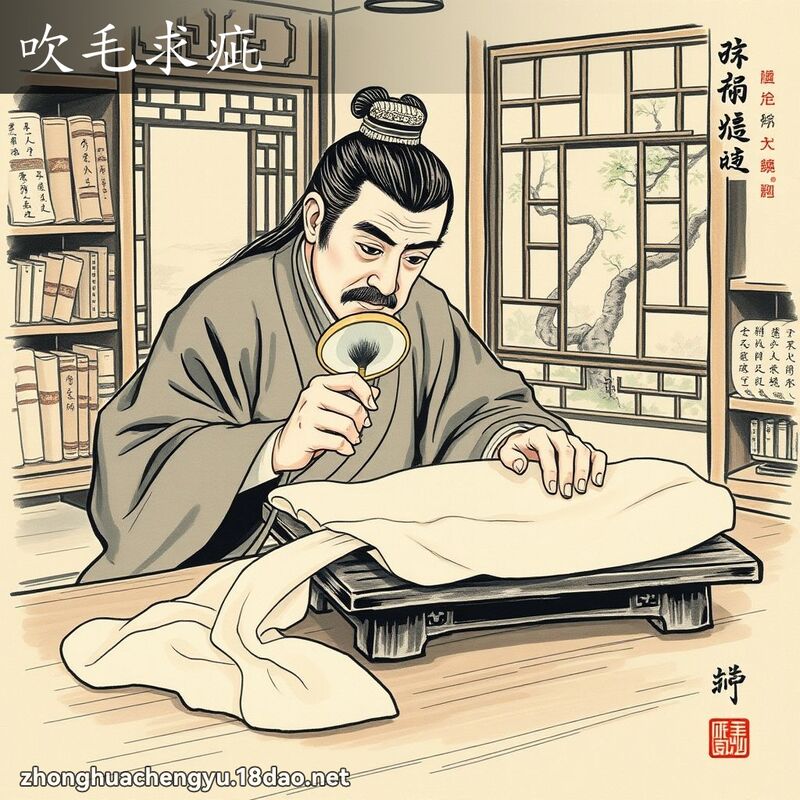 吹毛求疵 配图