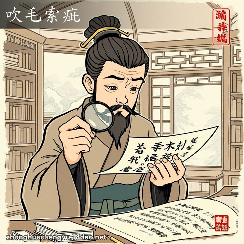 吹毛索疵 配图