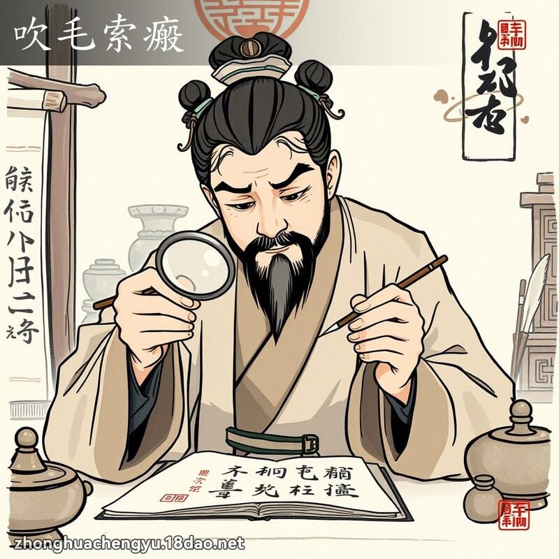 吹毛索瘢 配图