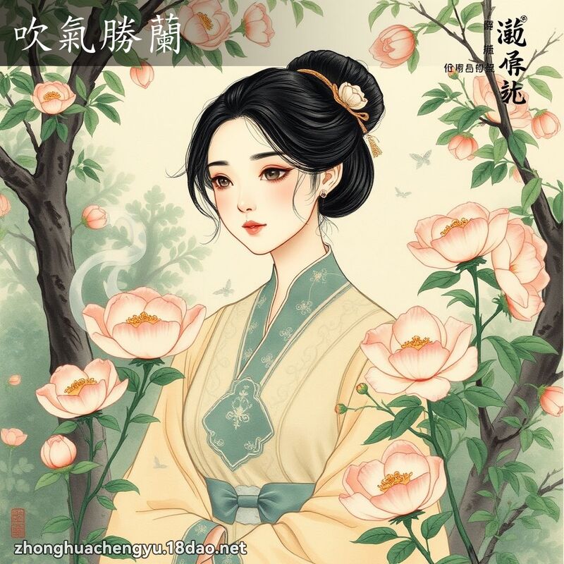 吹氣勝蘭 配图