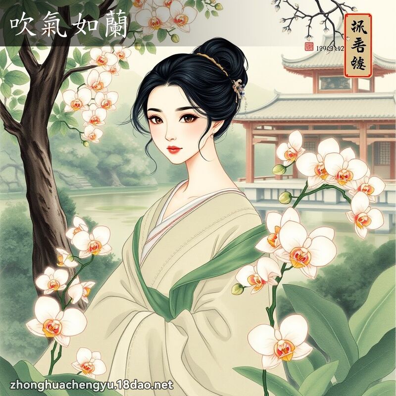 吹氣如蘭 配图