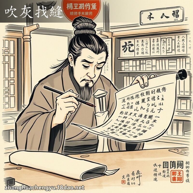 吹灰找縫 配图