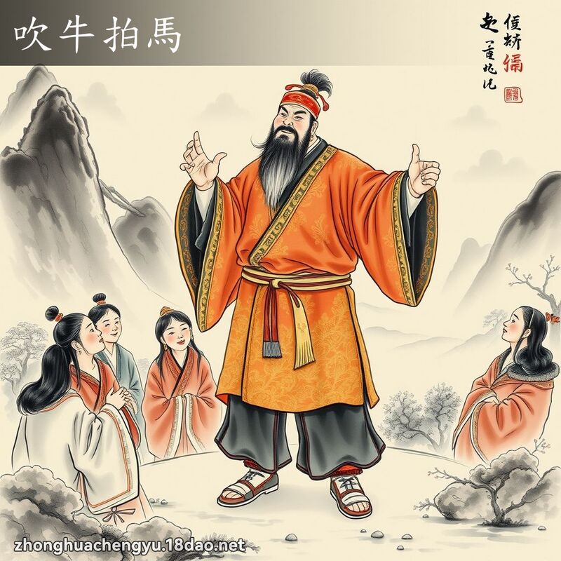 吹牛拍馬 配图