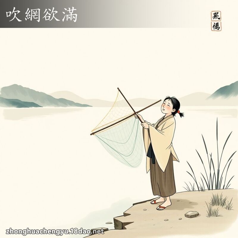 吹網欲滿 配图