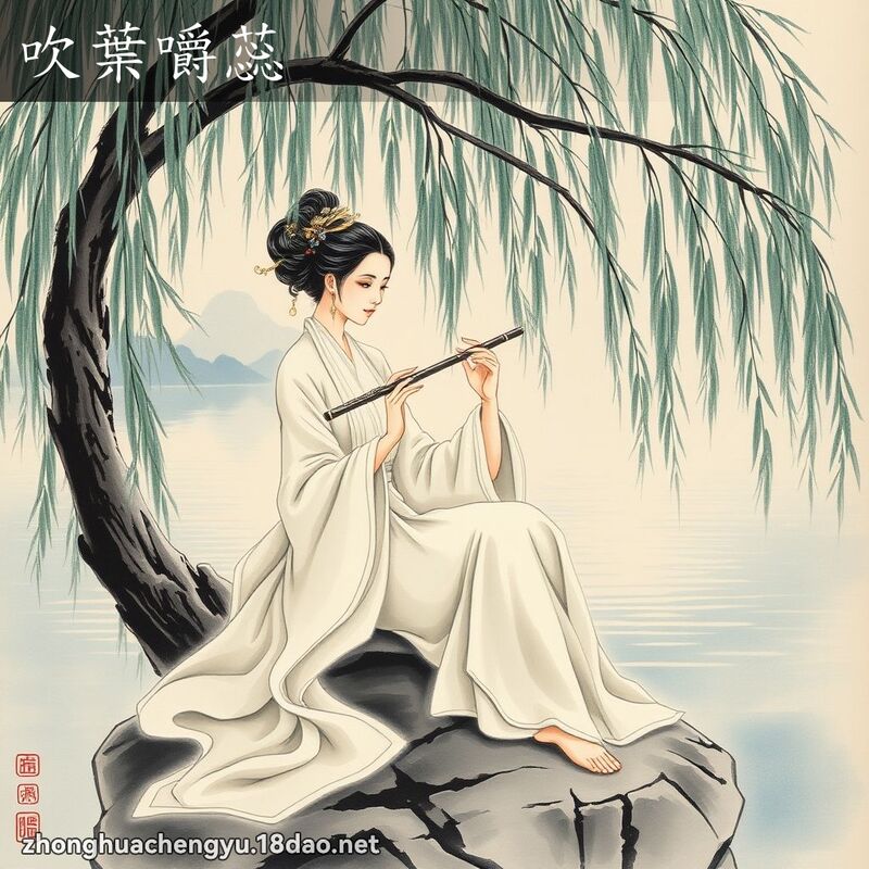 吹葉嚼蕊 配图