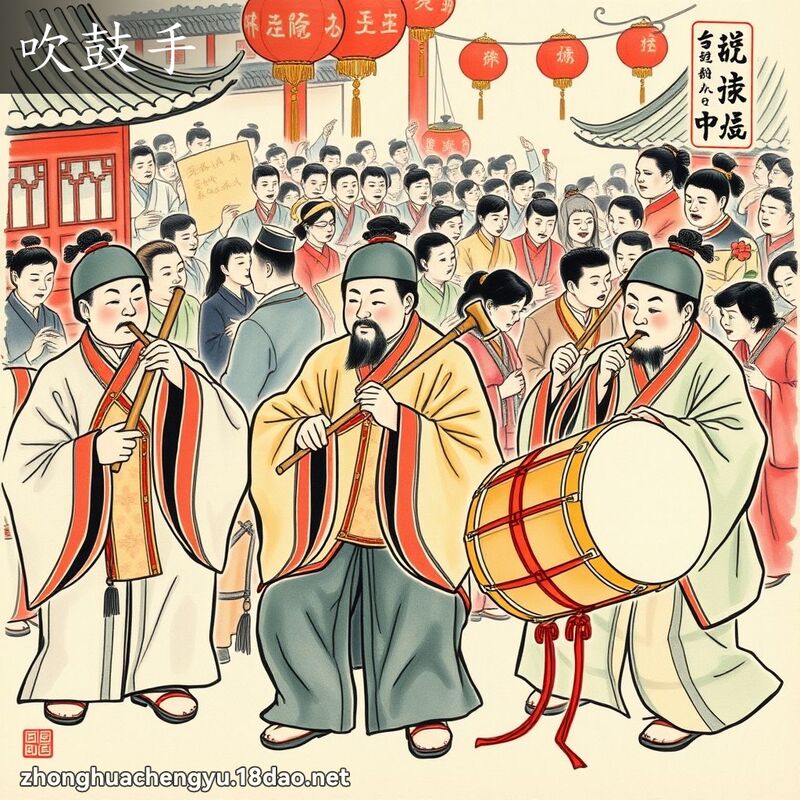 吹鼓手 配图