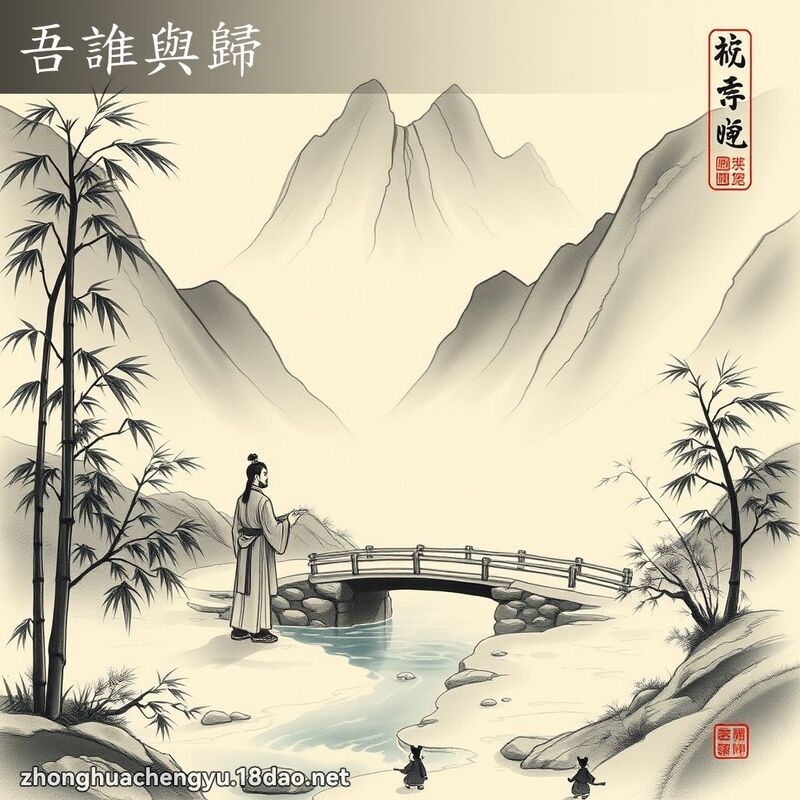 吾誰與歸 配图
