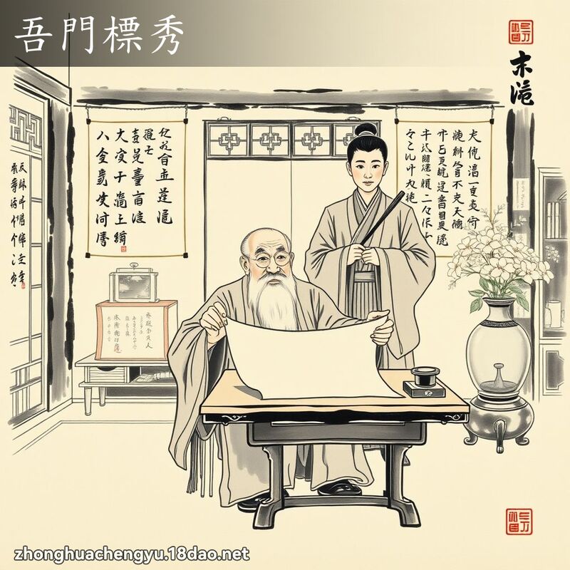 吾門標秀 配图