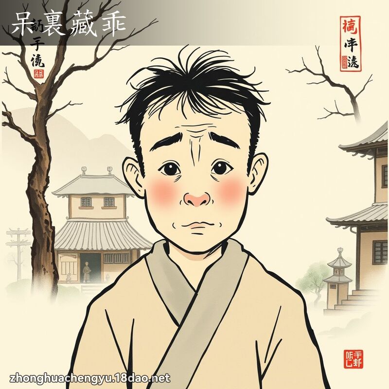 呆裏藏乖 配图
