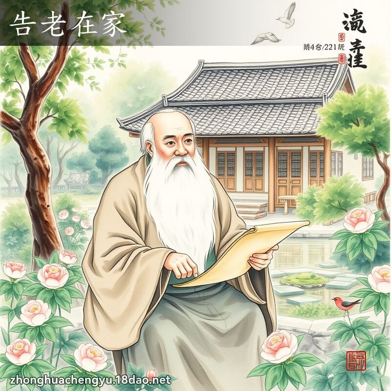 告老在家 配图
