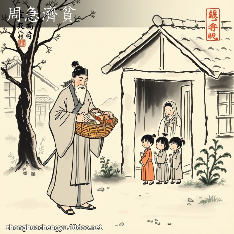 周急濟貧 配图