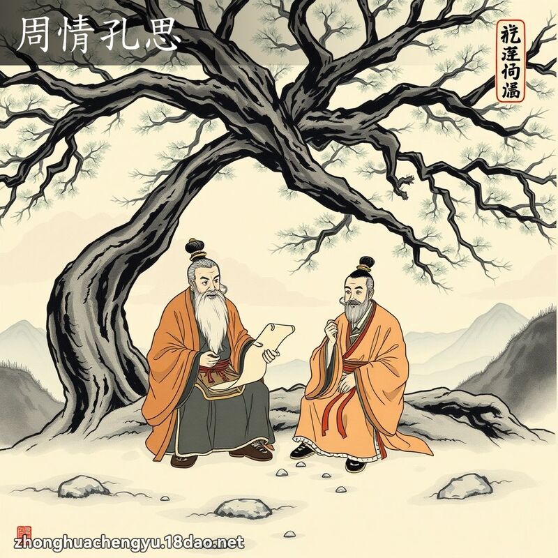 周情孔思 配图
