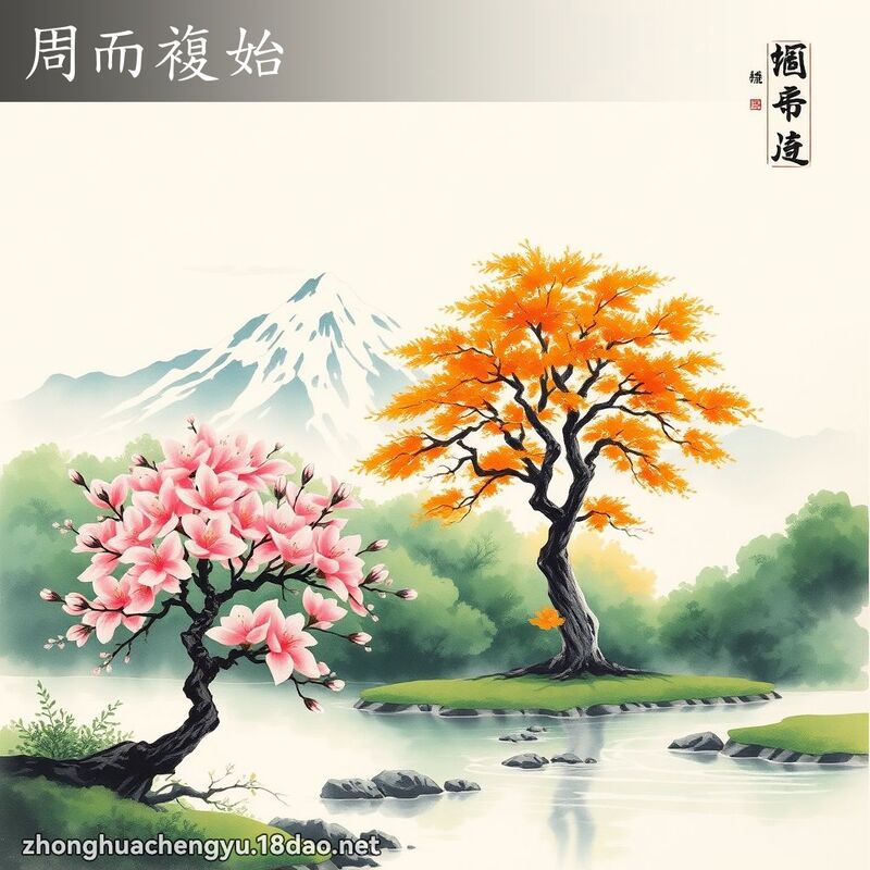 周而複始 配图