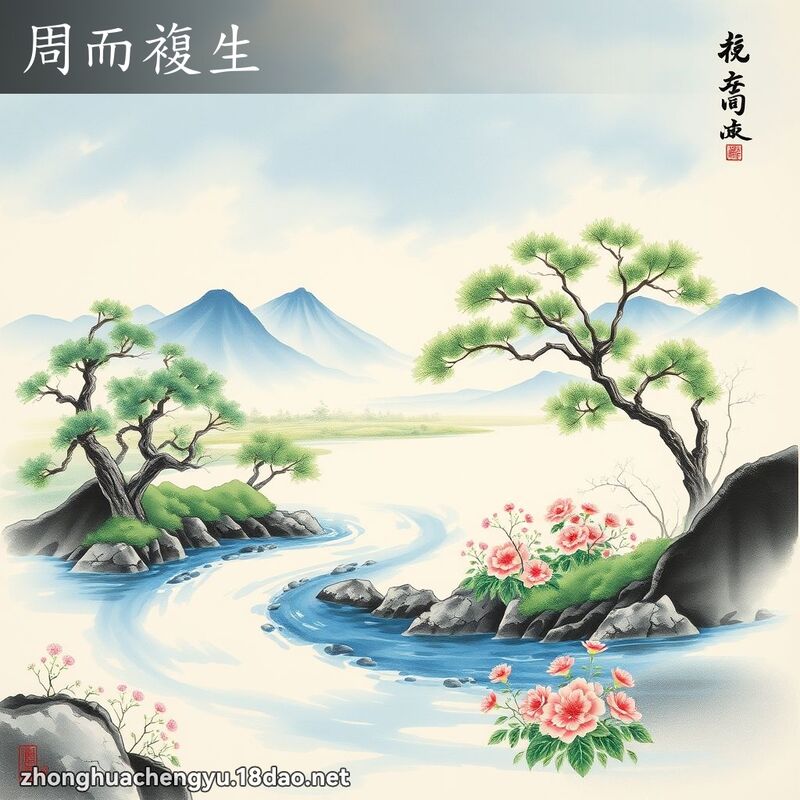周而複生 配图