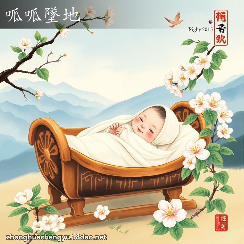 呱呱墜地 配图