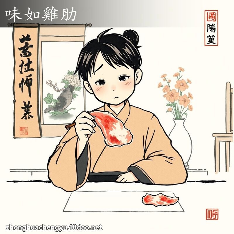 味如雞肋 配图