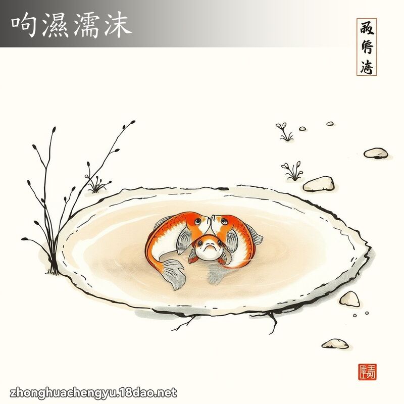 呴濕濡沫 配图